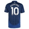 Camisola Manchester United Rashford 10 2º Equipamento 2024-25 Manga Curta